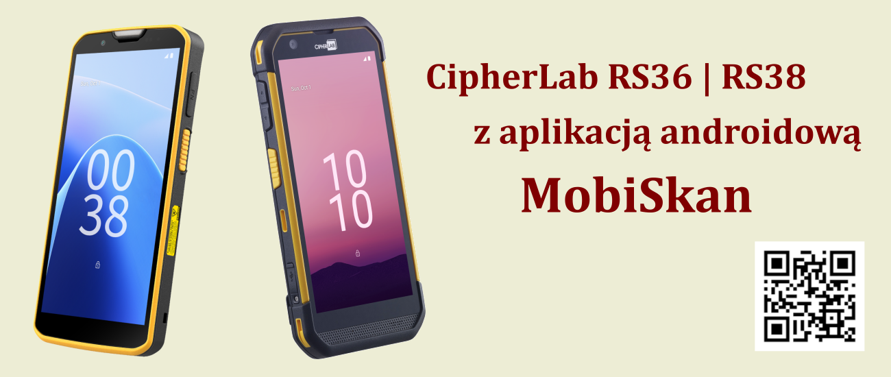 Cipherlab z aplikacją MobiSkan
